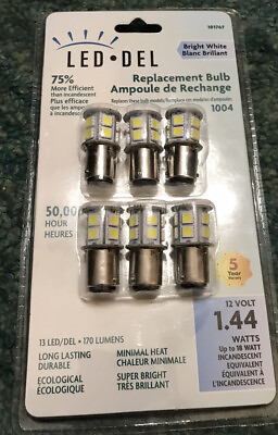 #ad LED DEL Replacement Bulb 12 Volt 1.44 Watts #101767