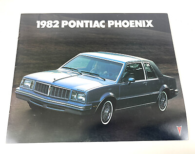 #ad 1982 Pontiac Phoenix Original Canada Car Sales Brochure Folder