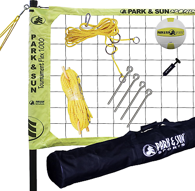 #ad Sports Tournament Flex 1000: Portable Outdoor Volleyball Net System