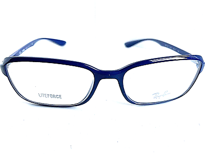 #ad New Ray Ban 56mm Blue 56 17 145 Men#x27;s Eyeglasses Frame Italy