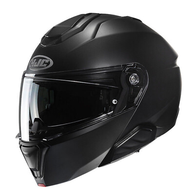 #ad Motorcycle Helmet Modular HJC I91 Matt Black Matt 154370