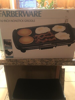 #ad Farberware 16 inch Electric Nonstick Electric Griddle with Drip Tray $30.00