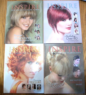 #ad Inspire Salon Client Hair Fashion Book Lot Voulume 70 71 72 73