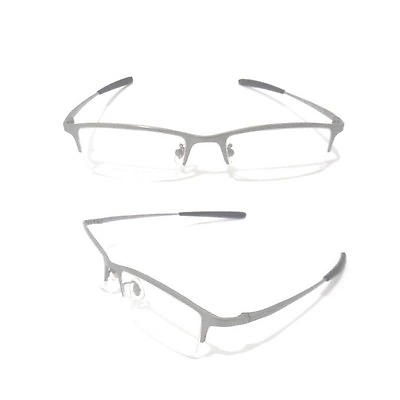 #ad NEW Pure Titanium men glasses optical frames spectacle Eyeglass frames Silver $25.00