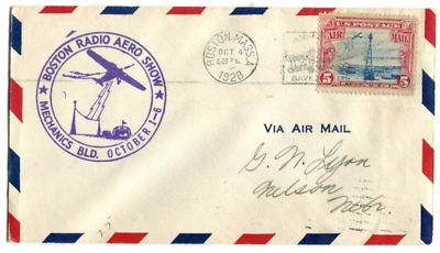 #ad Boston Radio Aero Show Mechanics Building Massachusetts October 4 1928