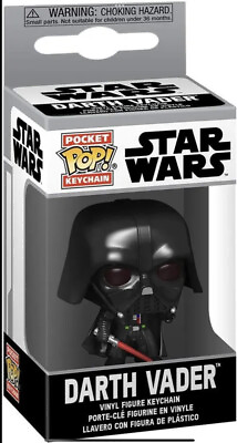 #ad FUNKO POP KEYCHAIN: Star Wars Darth Vader New Toy Vinyl Figure