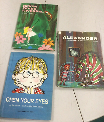 #ad 3 Vntg HC Parents#x27; Magazine Press Books Open Your Eyes Alexander amp; More 1964