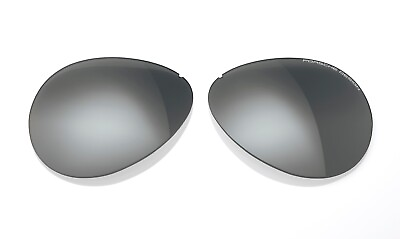 #ad NEW Genuine PORSCHE DESIGN P 8478 Grey Mirrored Replacement Lenses Set Only 63mm