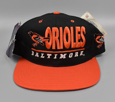 #ad Baltimore Orioles Vintage Drew Pearson Clutch Player Snapback Cap Hat NWT
