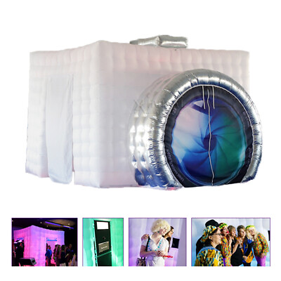 #ad Inflatable Camera Photo Booth Folding Studio Tent Shooting Tent Lights Deflated