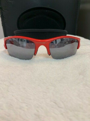 #ad Oakley MLBP 2008 Sunglasses w Hard Shell Protective Case Red amp; White