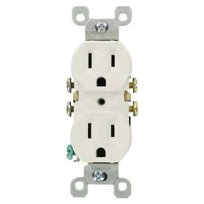 #ad 10 Pack Outlet Receptacle 125V 15 Amp Duplex Residential Dual Electrical Wall