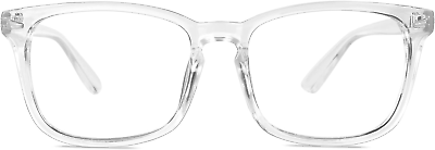 #ad Fashion Glasses Non Prescription Glasses for Women Men Clear Lens Square...