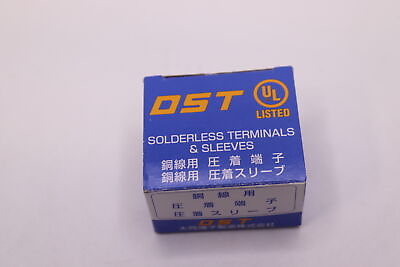 #ad 100 Pk DST Square Open End Terminal F1.25 V3.5