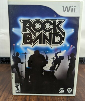 #ad Rock Band Nintendo Wii 2008 Tested Working CIB Complete.