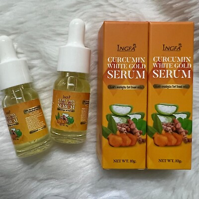 #ad 12 pcs Ingfa gold serum anti freckle dark spots day night Thai popular 10 ml