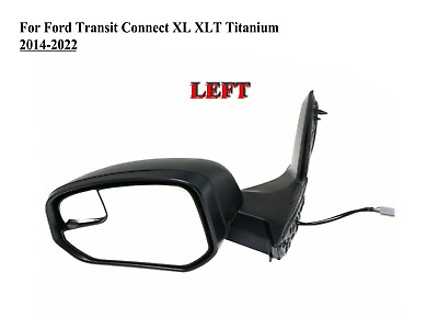 #ad Left Driver Side Door Mirror for 2012 2022 Ford Transit Connect XL XLT Titanium