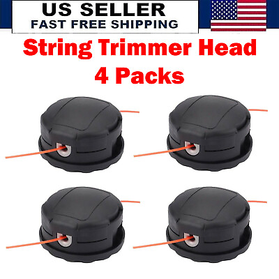 #ad 4 Pack String Trimmer Head Cutter Fit Echo Speed Feed 400 Bump SRM225 Weedeater