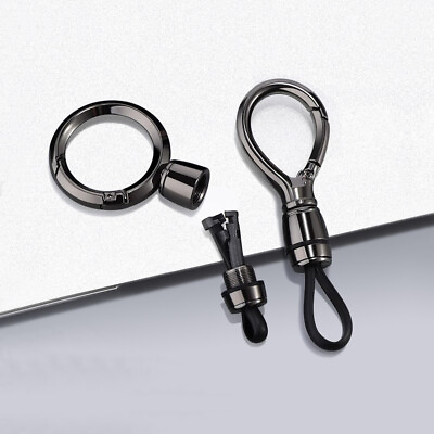 #ad Waist Hanging Car Key Pendant Keychain Creative Keychain Metal Rope Buckle