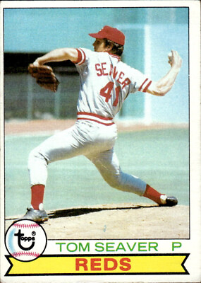#ad 1979 Topps #100 Tom Seaver Baseball Card Cincinnati Reds