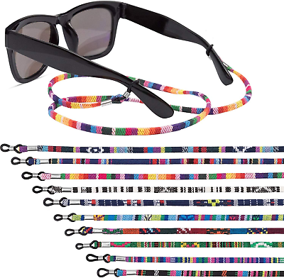 #ad 10 Pieces Eye Glasses Holders around Neck Glasses Strap Sports Sunglasses Strap