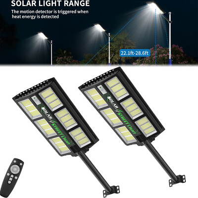 #ad 2X 1200W LED Parking Lot Light Commercial Outdoor IP65 Shoebox Street Pole Lamp