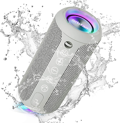 #ad Portable Bluetooth Speaker IPX7 Waterproof with 24W Stereo Sound Bluetooth 5.0