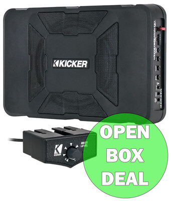 #ad Kicker 11HS8 Hideaway 8quot; Powered Amplified Car Audio Subwoofer 150W Open Box
