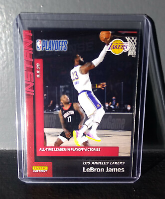#ad Lebron James 2019 20 Panini NBA Playoffs Instant #190 Basketball Card 1 of 448