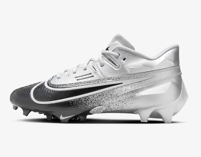 #ad Nike Vapor Edge Elite 360 2 Silver Black Football Cleats DA5457 003 Mens Size 8