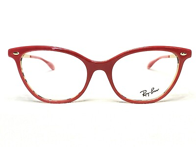 #ad NEW Ray Ban RB5360 5714 Womens Red Tortoise Gold Cat Eyeglasses Frames 54 18 145