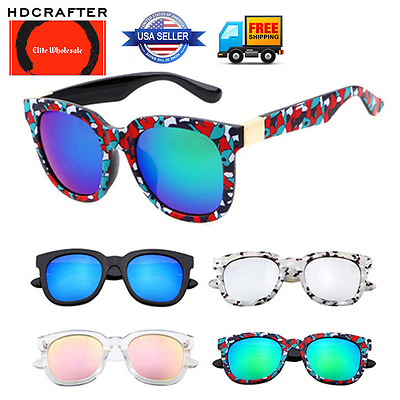#ad HDCRAFTER HD663 Fashionable Trendy Camouflage Pattern Sunglasses