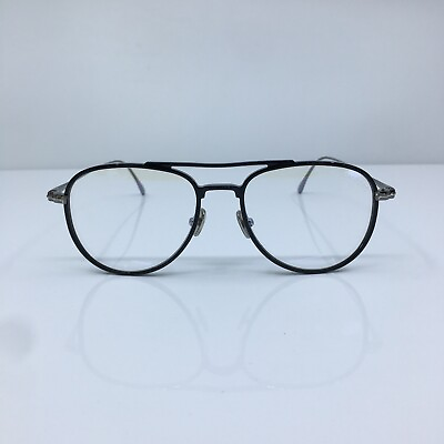 #ad New Authentic Tom Ford TF 5666 B Eyeglasses C. 001 Shiny Black w Gunmetal 52mm