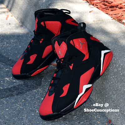 #ad Nike Air Jordan True Flight Shoes Black University Red CU4933 001 Mens Sizes NEW