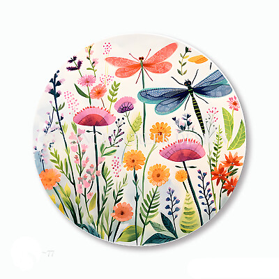 #ad Gorgeous Summer Wildflowers and Dragonflies Stickers Favors Envelope Seals