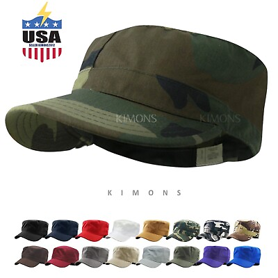 #ad BDU Fitted Army Cadet Military Cap Hat Patrol Castro Combat Hunting $13.95