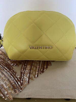 #ad New Mario Valentino Logo Clutch Bag shoes Shoulder bag shoes white wristlet