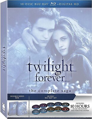 #ad Twilight Forever: The Complete Saga 10 Disc Blu Ray NEW Free Shipping