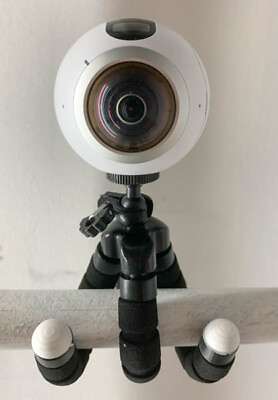 #ad Samsung Gear 360 Spherical VR Camera SM C200NZWAXAR 16GB Kingston White SR