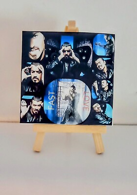 #ad George Michael Mini Wooden Easel amp; Canvas great Birthday Mothers Day Gift