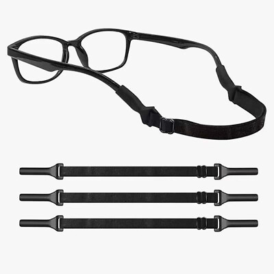 #ad Glasses Strap Adjustable Eyeglasses Strap No Tail Eyewear Retainer Holders Aroun