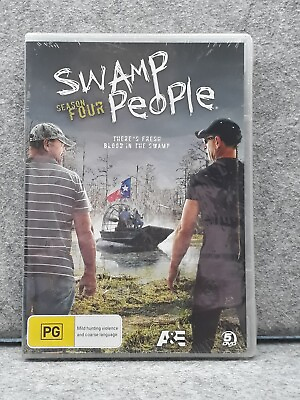 #ad NEW: SWAMP PEOPLE Season 4 Reality TV Series DVD Region 4 PAL Free Fast Post