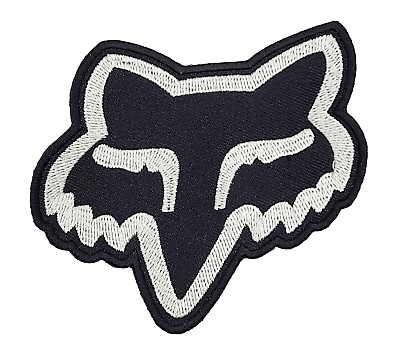 #ad Fox Racing Embroidered Patch Iron On Sew On 3.5 Inches For Jackets Bags..