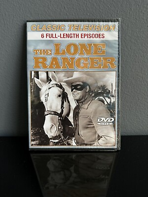 #ad Classic Television THE LONE RANGER 6 Full Length Episodes NEW amp; SEALED
