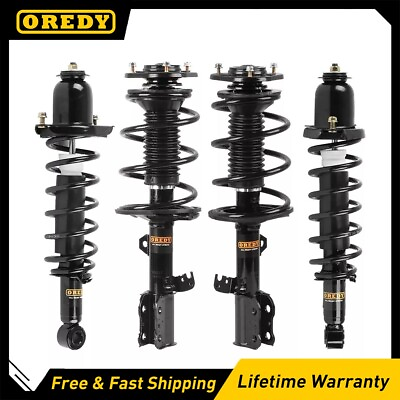 #ad 4PC Front Rear Struts Assembly for 2003 2004 2005 2006 2007 2008 Toyota Corolla