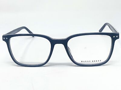 #ad New DANNY GOKEY DG129 Black White Wood Striped Mens Eyeglasses Frame 53 18 145