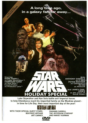 #ad Star Wars Holiday Special 1978 Christmas DVD Tv show Mark Hamill Harrison Ford