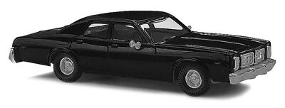 #ad Busch 89120 HO Scale 1976 Dodge Monaco Sedan Assembled Black