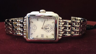 #ad GV2 by Gevril Womens Bari Limited addition Diamond Swiss bracelet Quartz Watch