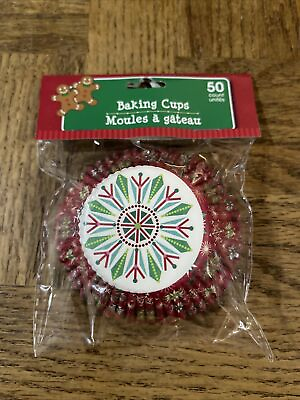 #ad Christmas Cupcake Muffin Baking Cups